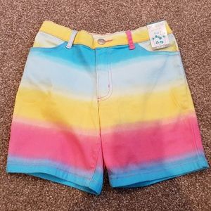 NWT Girls Rainbow Shorts